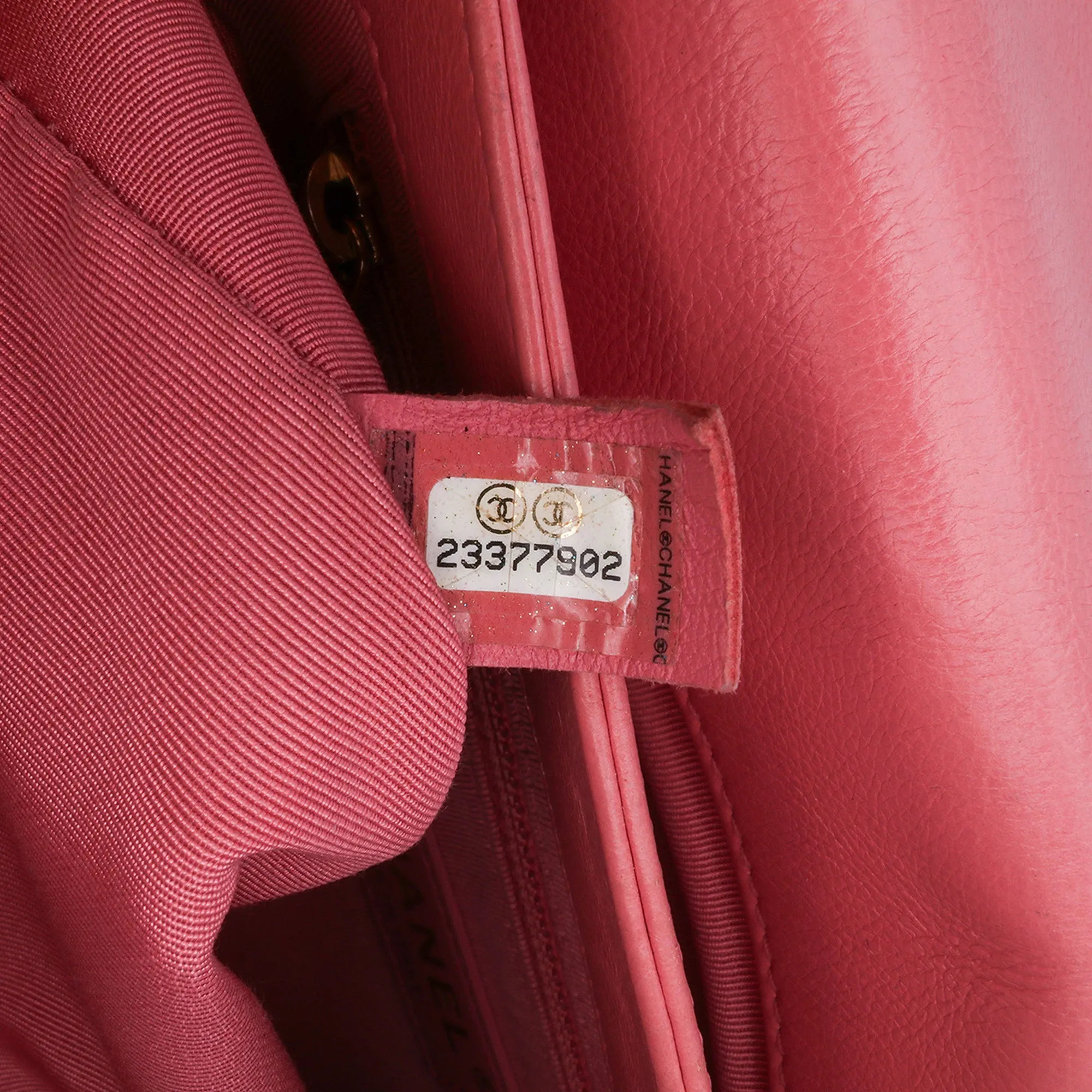 Quilted Calfskin Straight Lined Flap