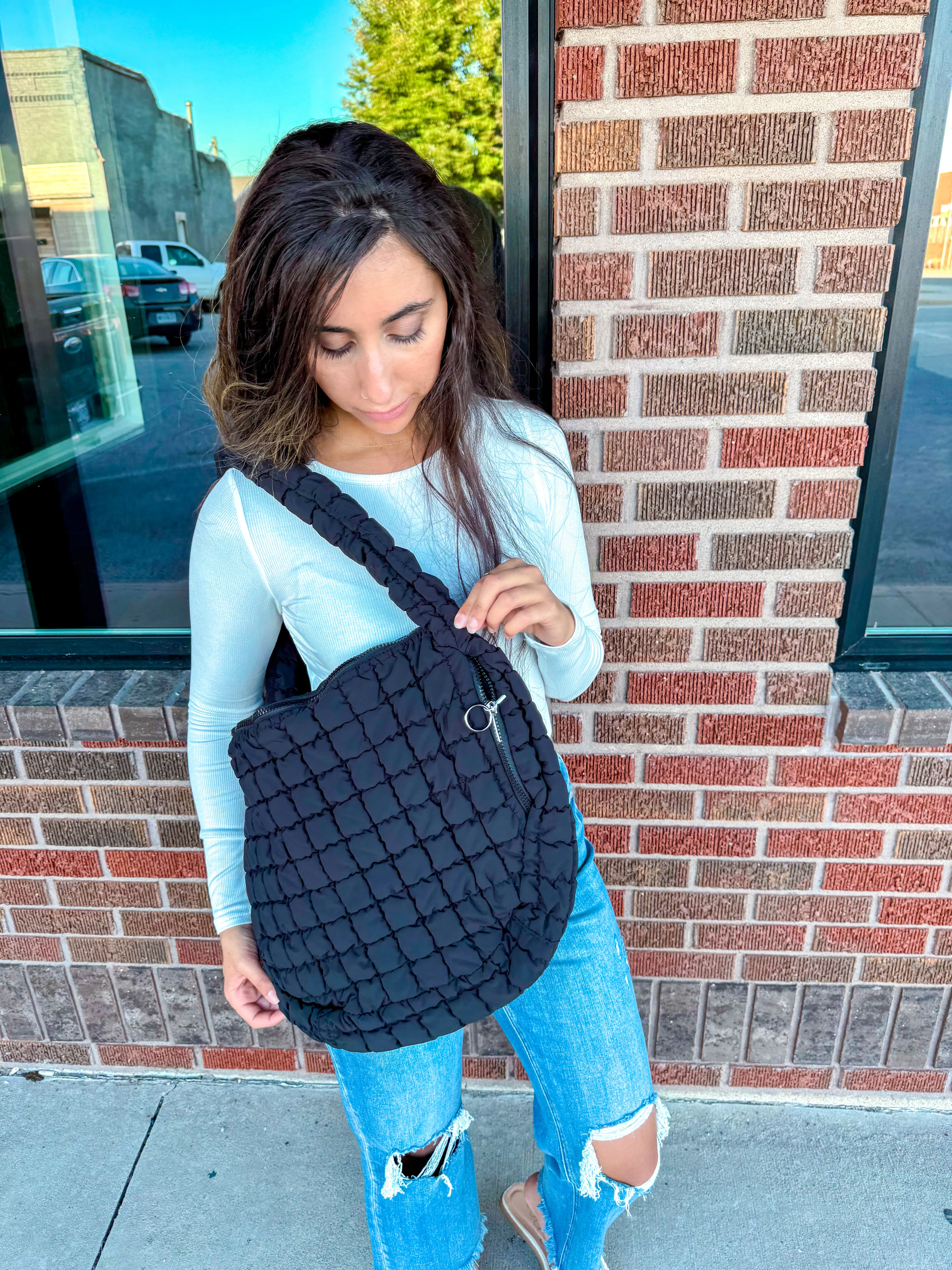Quilted Cross Body Bag