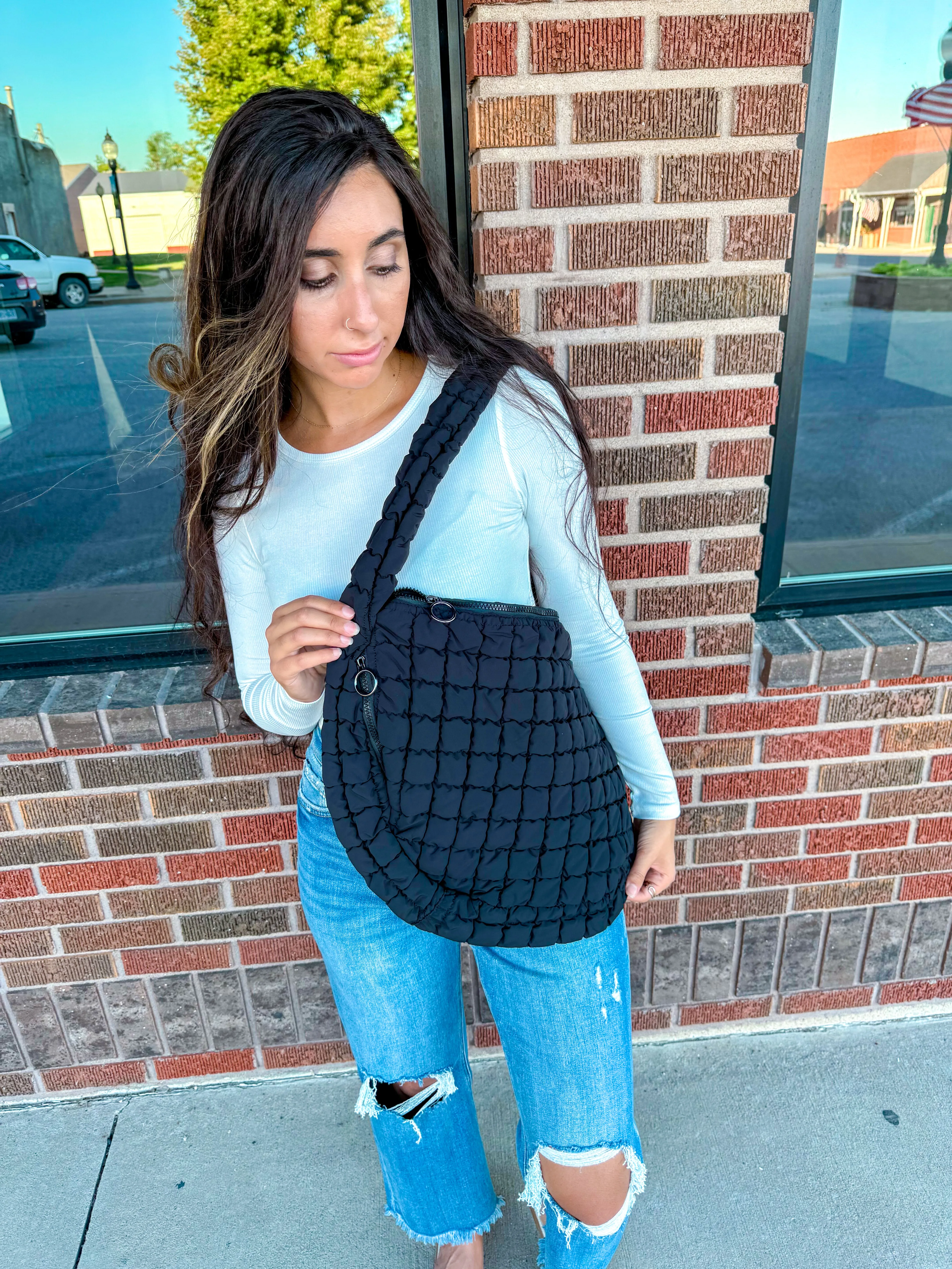 Quilted Cross Body Bag
