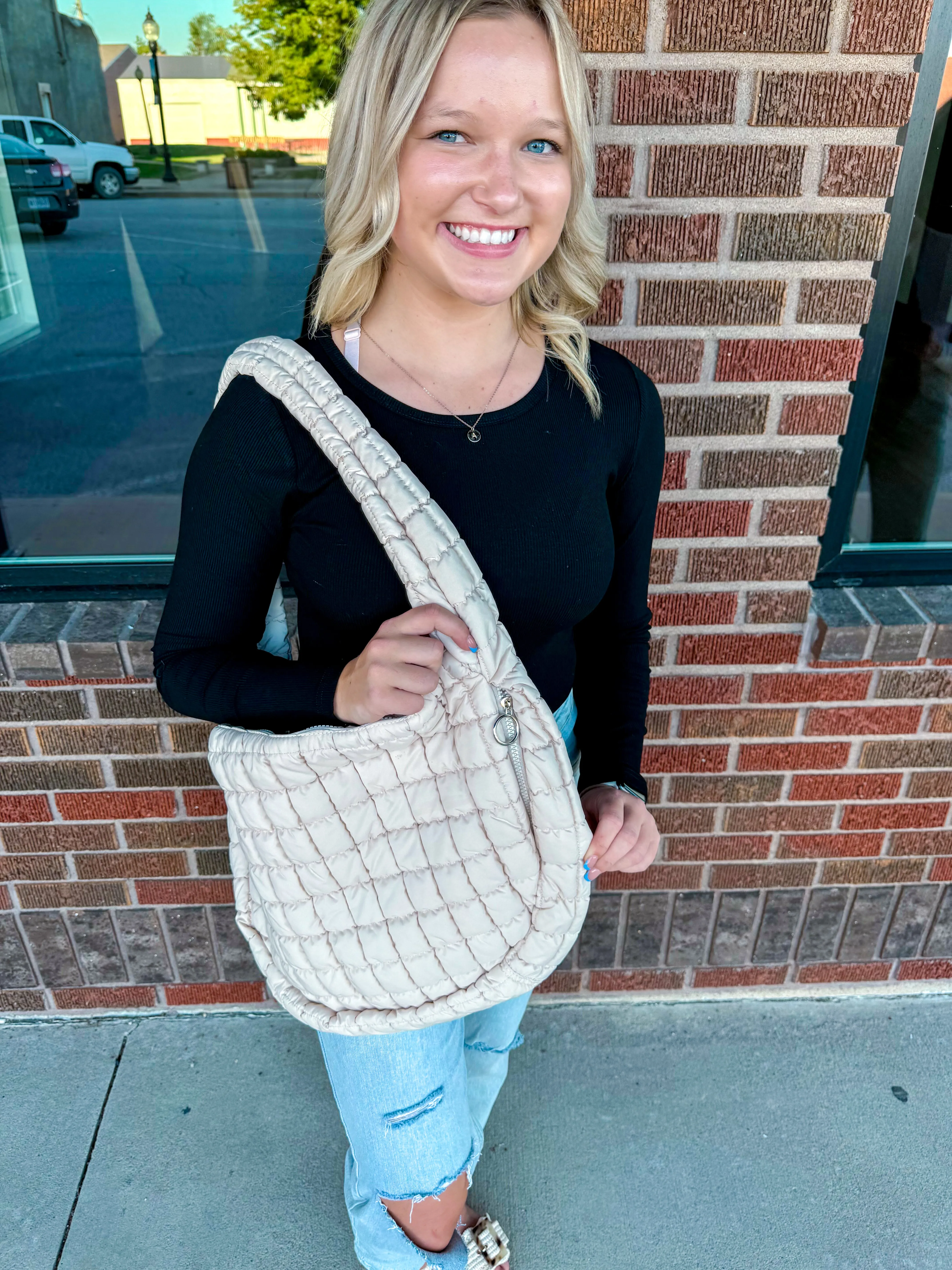 Quilted Cross Body Bag