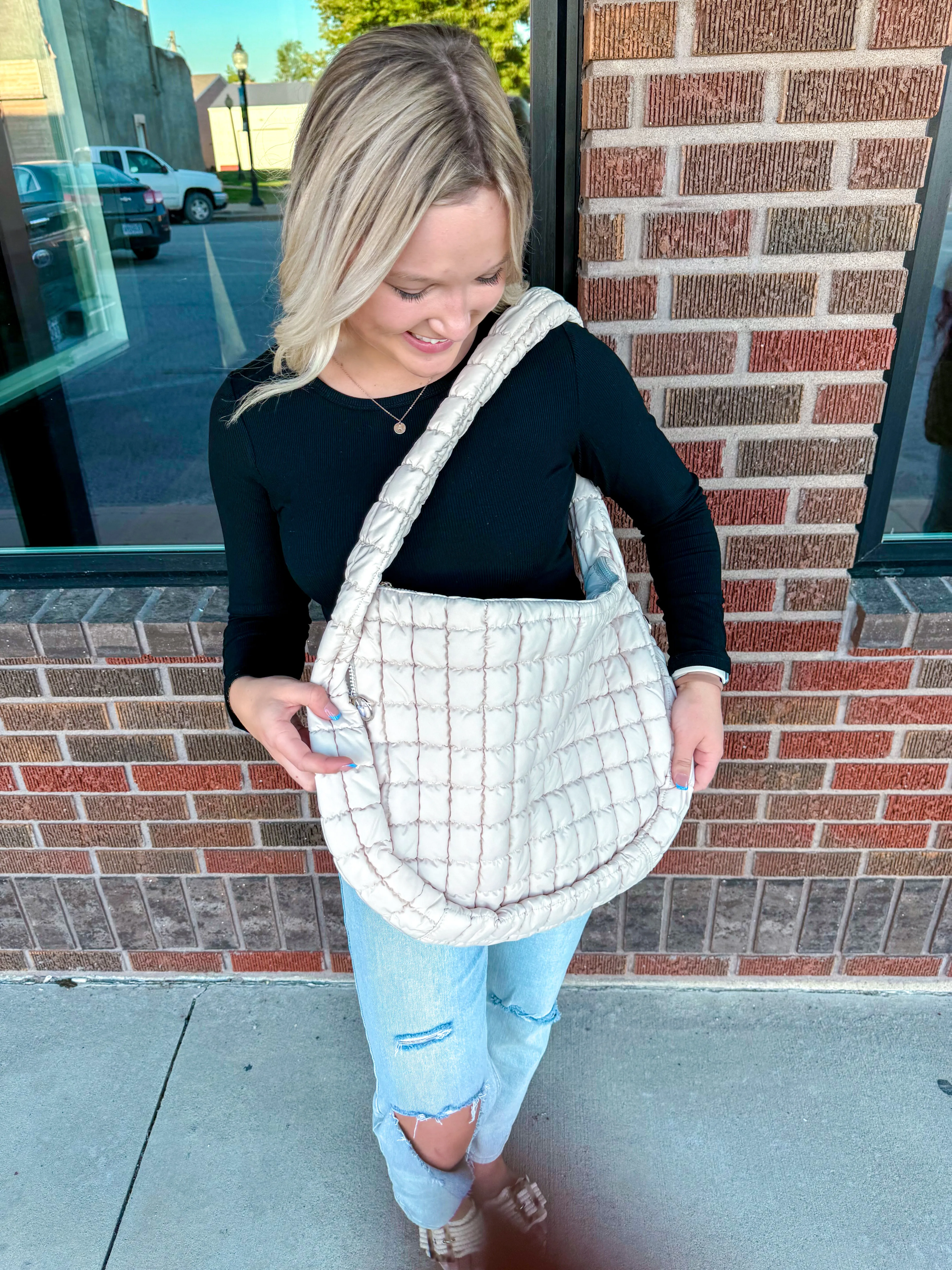 Quilted Cross Body Bag