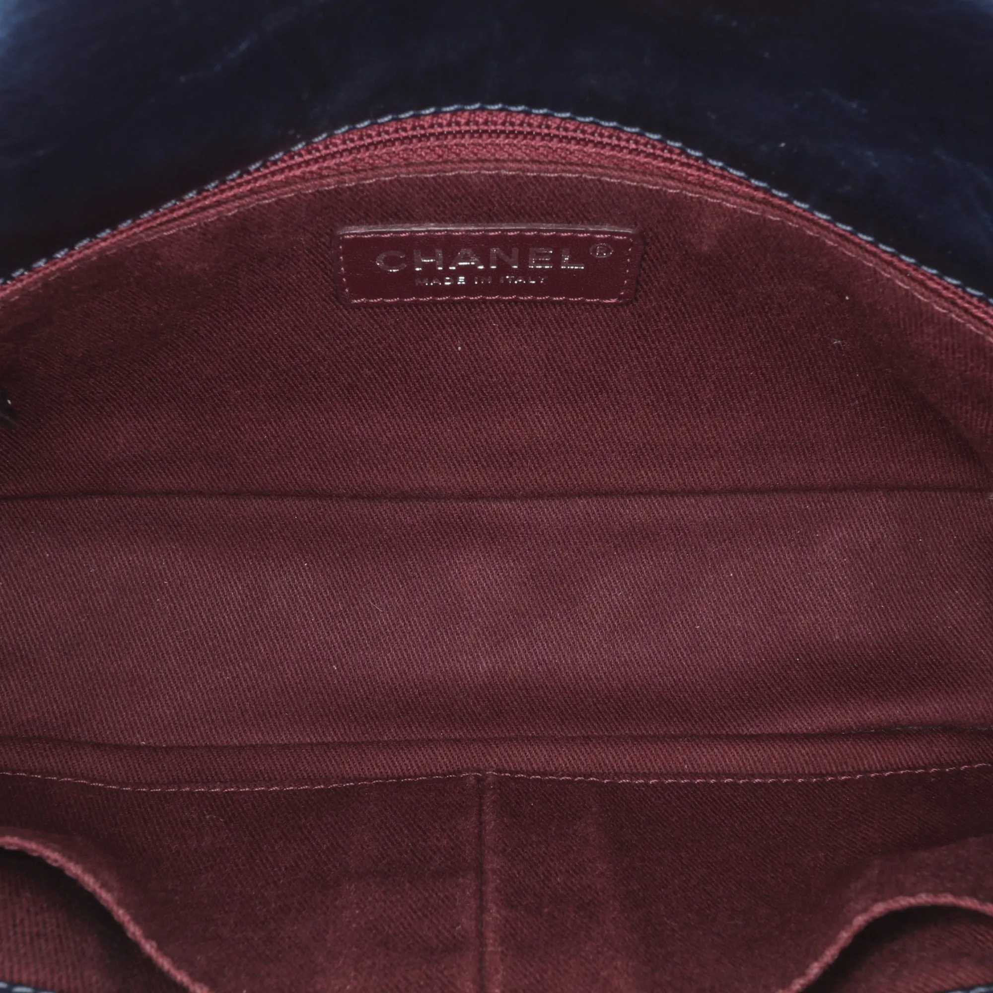 Quilted Glazed Calfskin Coco Pleats Flap