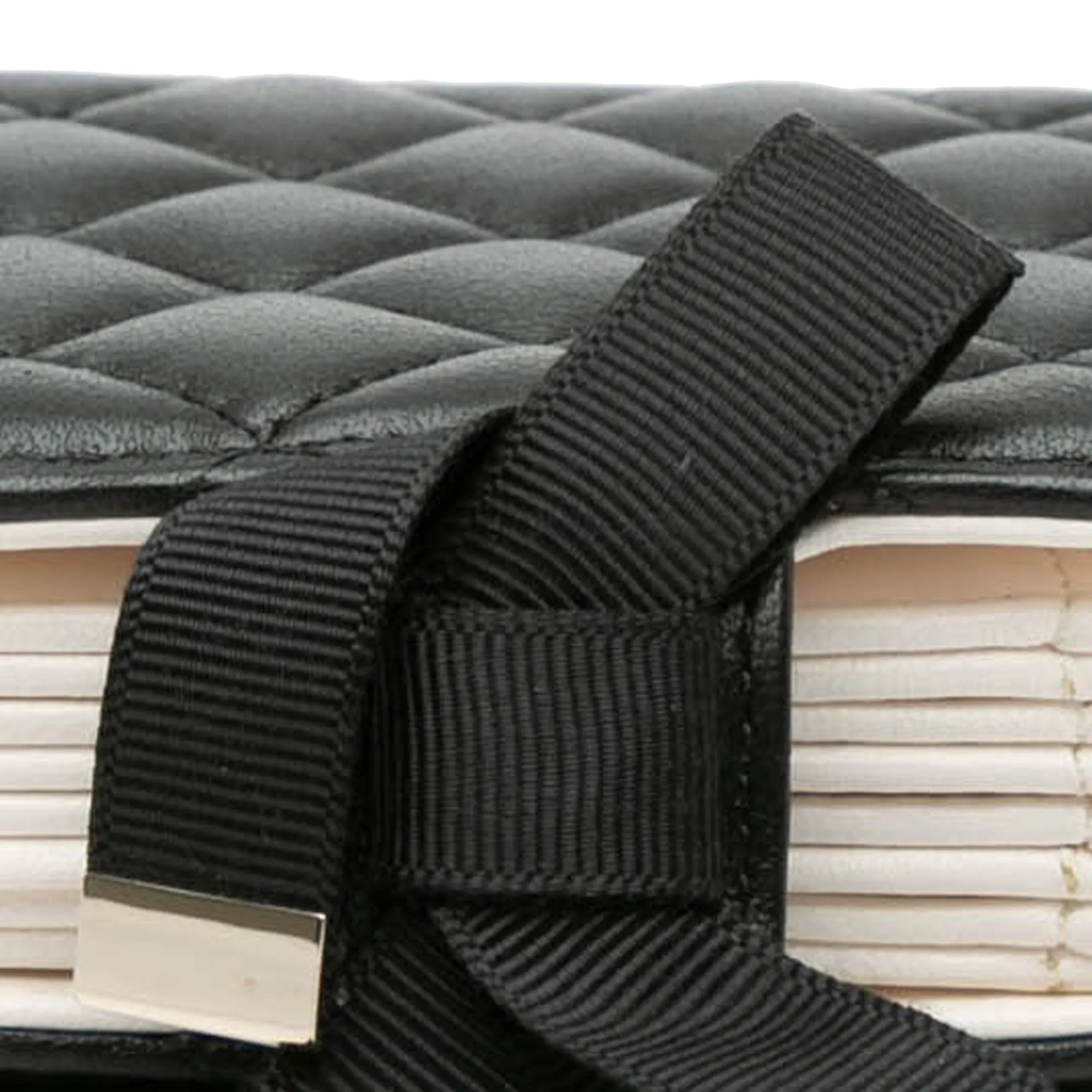 Quilted Lambskin Book Card Holder On Chain