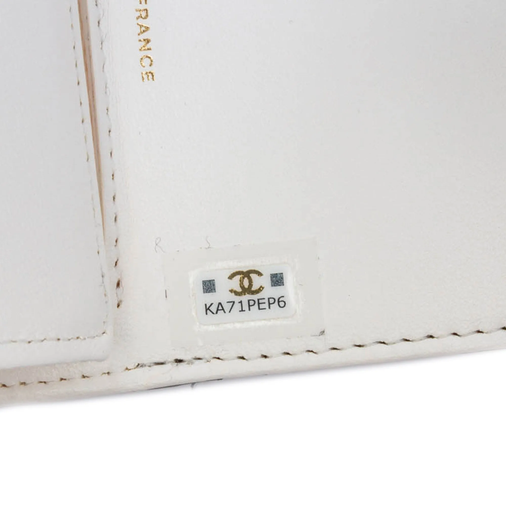 Quilted Lambskin Book Card Holder On Chain