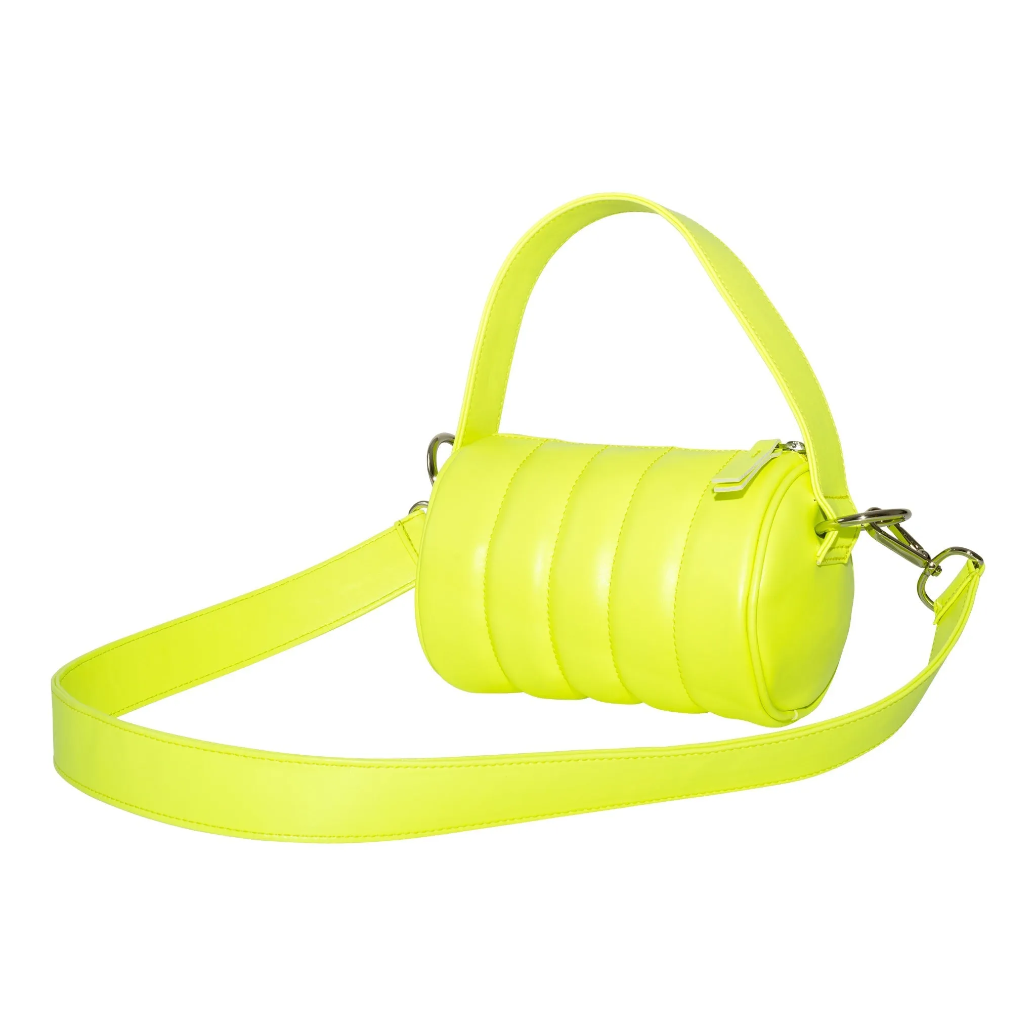 Quilted Mini Duffle Bag • Grasshopper