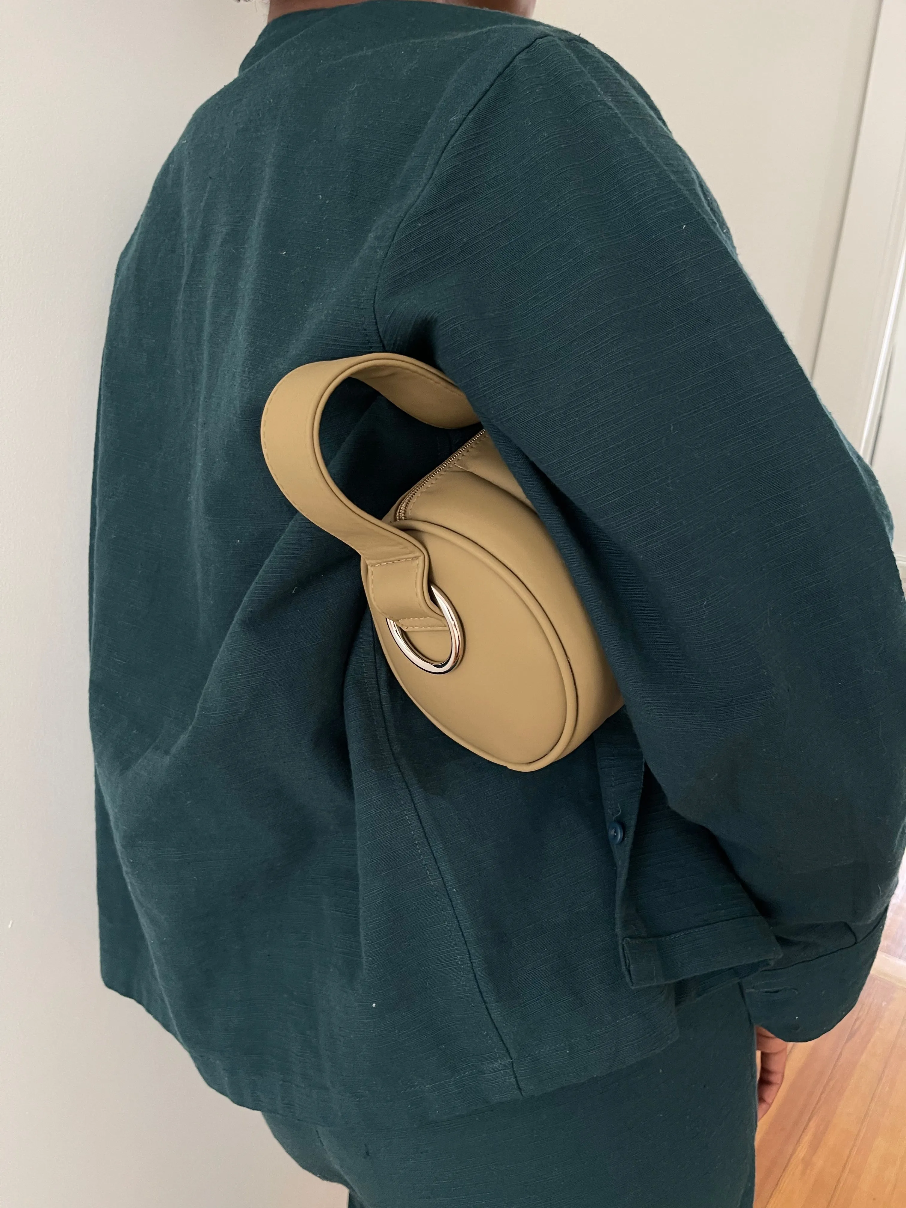 Quilted Mini Duffle Bag • Toffee