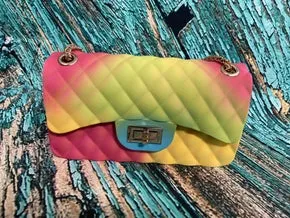 Quilted square jelly purse