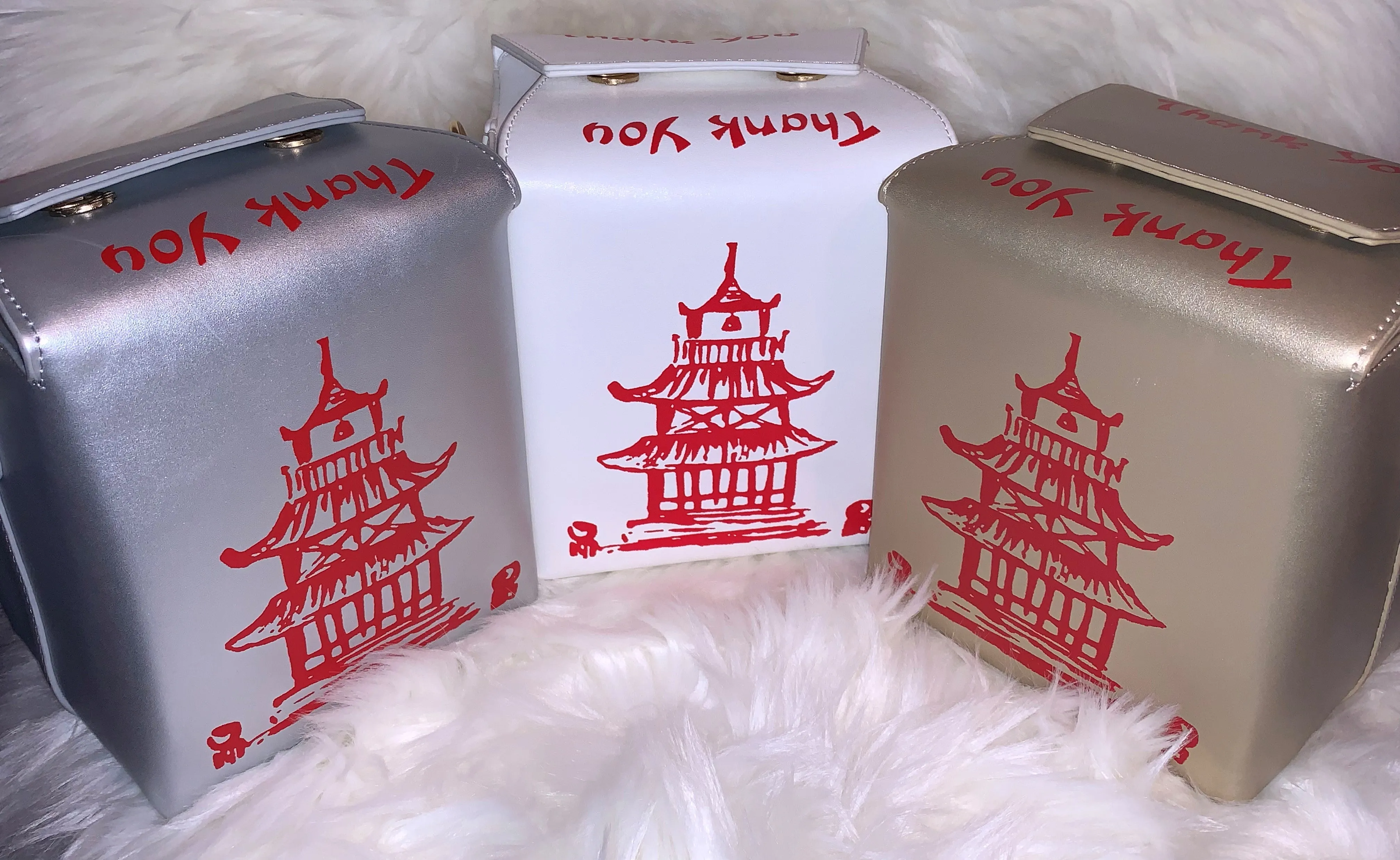 "Thank You, Next" Chinese Takeout Crossbody Bag