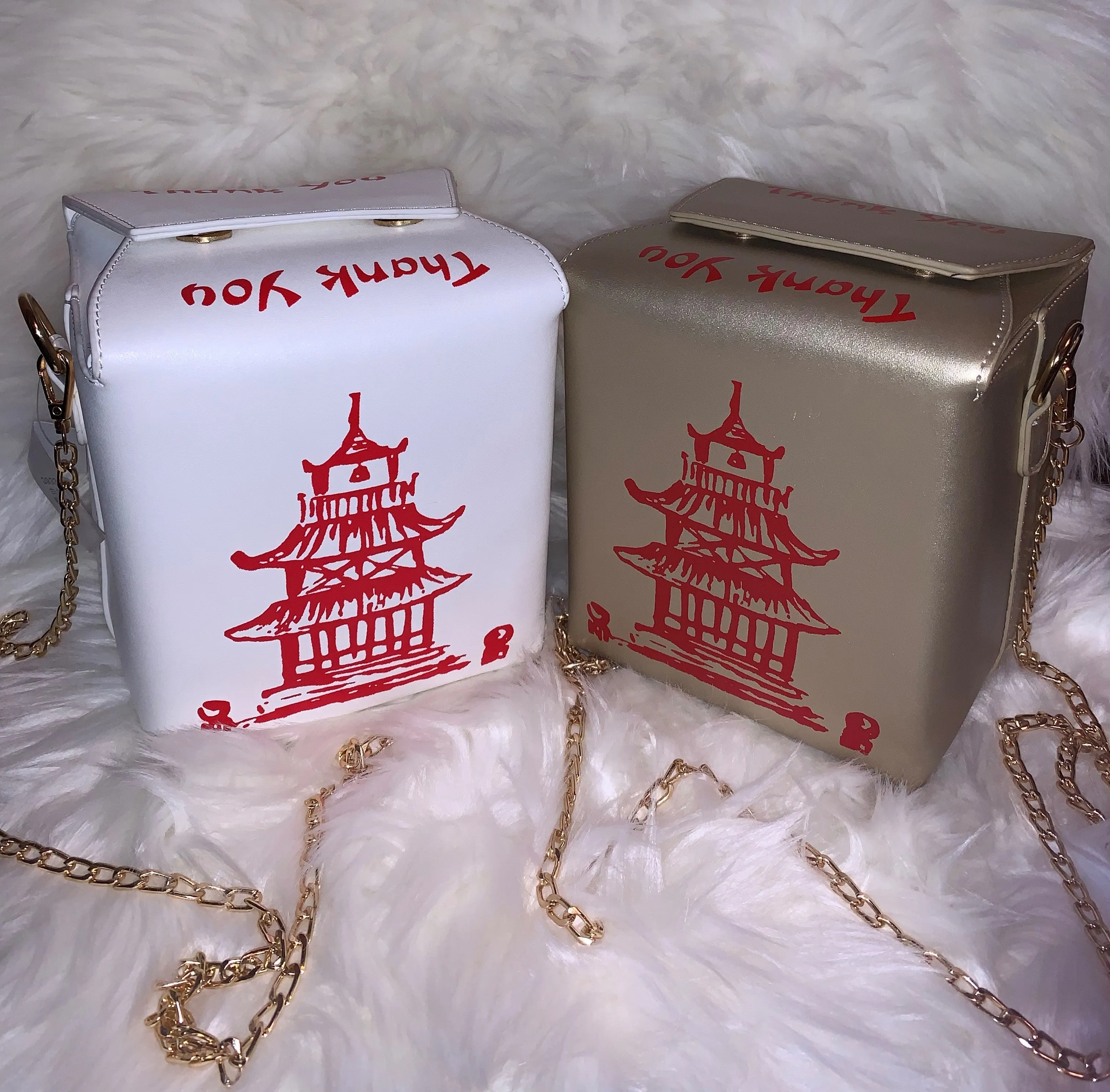 "Thank You, Next" Chinese Takeout Crossbody Bag