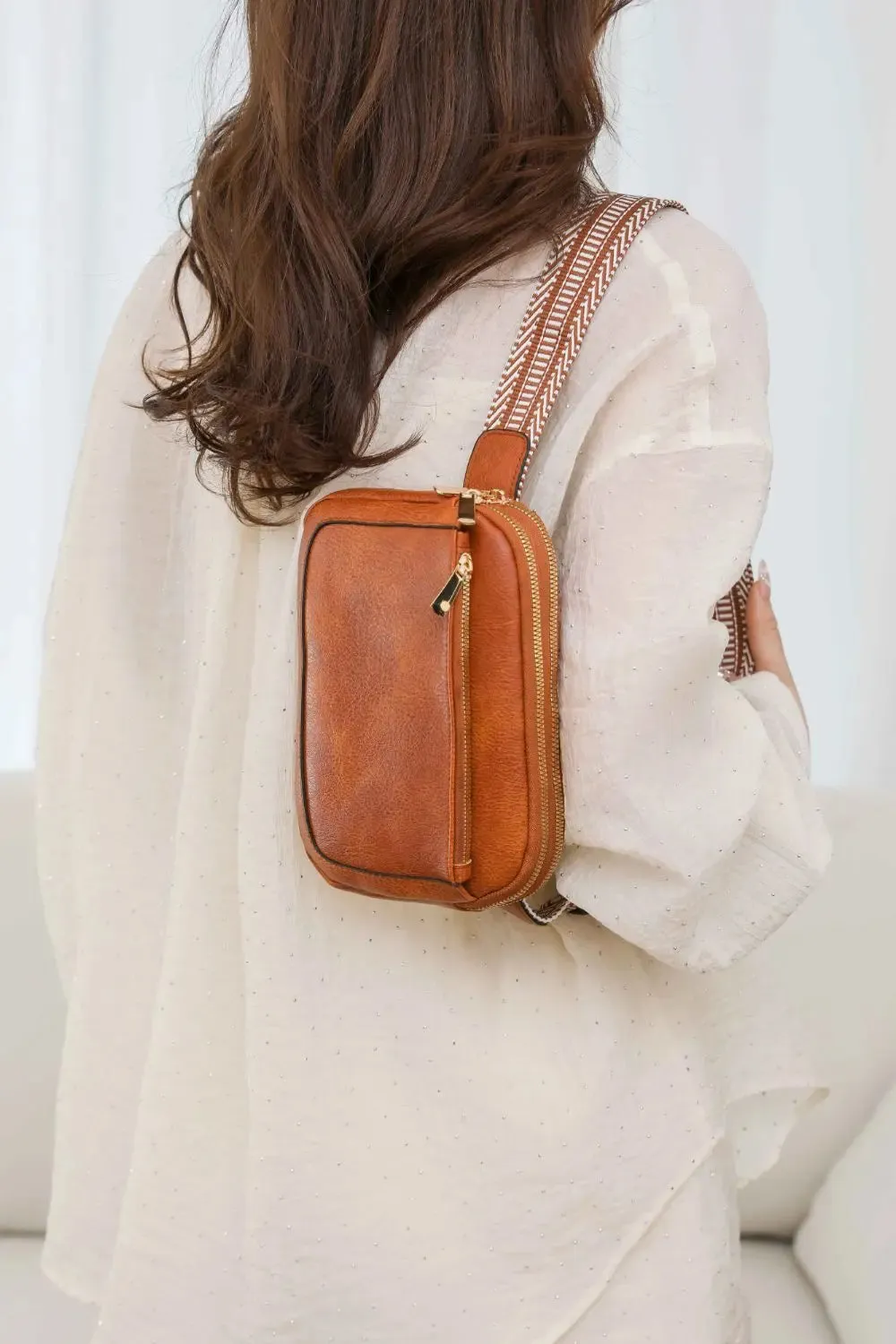 'Ramona' Leather Crossbody Bag
