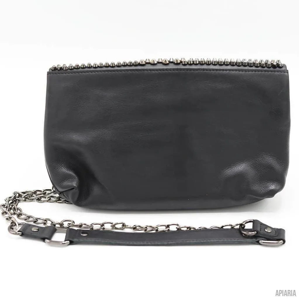 Rebel Yell Handbag by Mary Frances, Hand studded leather
