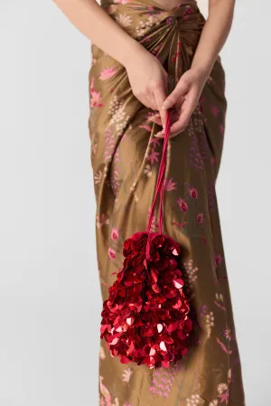 Red Sequin Bag