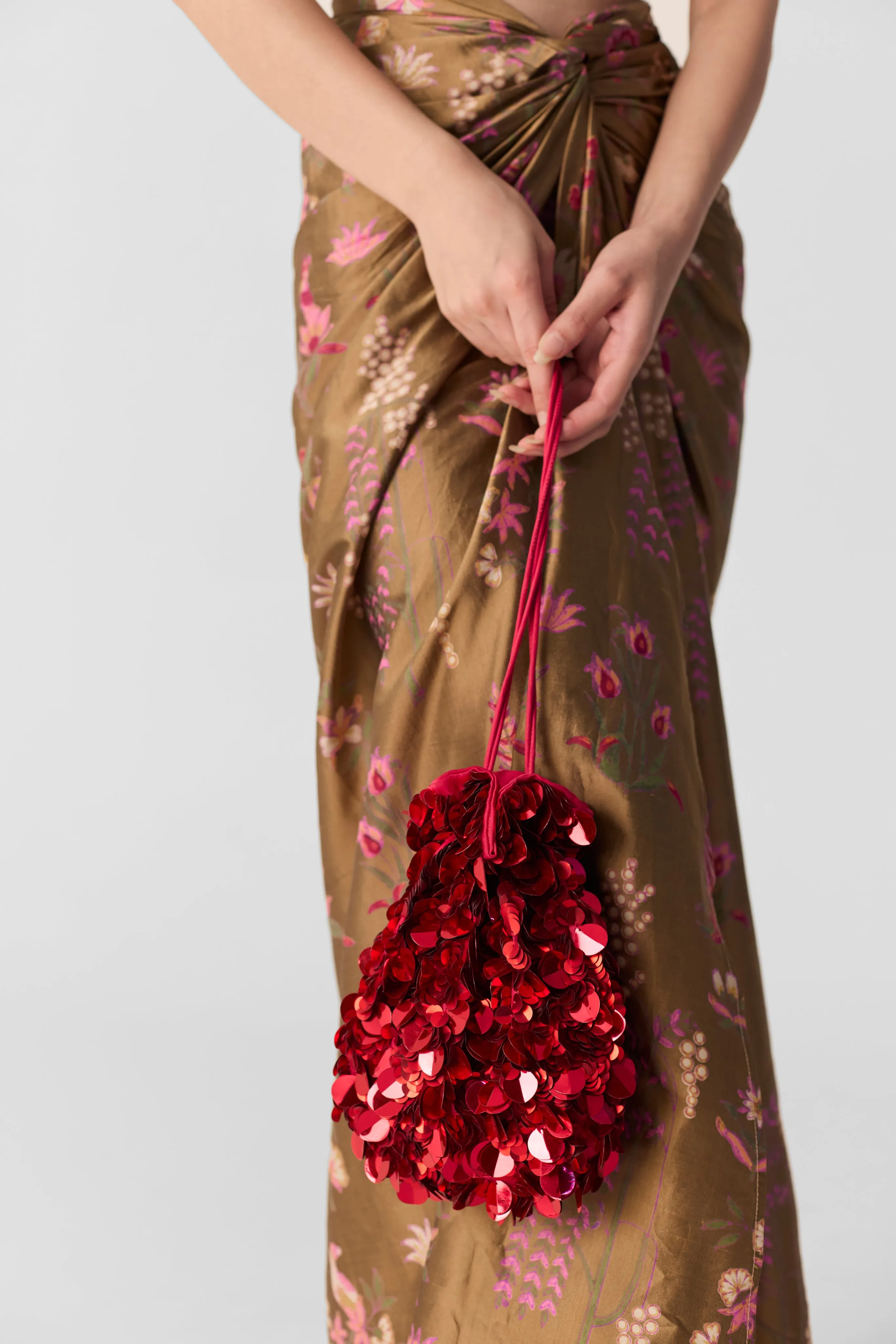 Red Sequin Bag