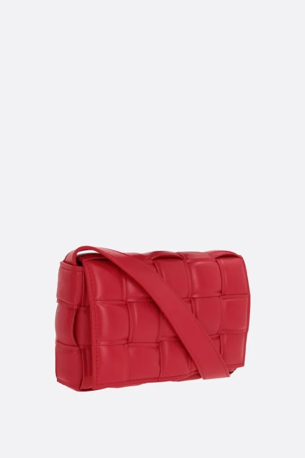 Red Woven Crossbody Bag