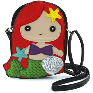 Redhead Mermaid Crossbody Purse