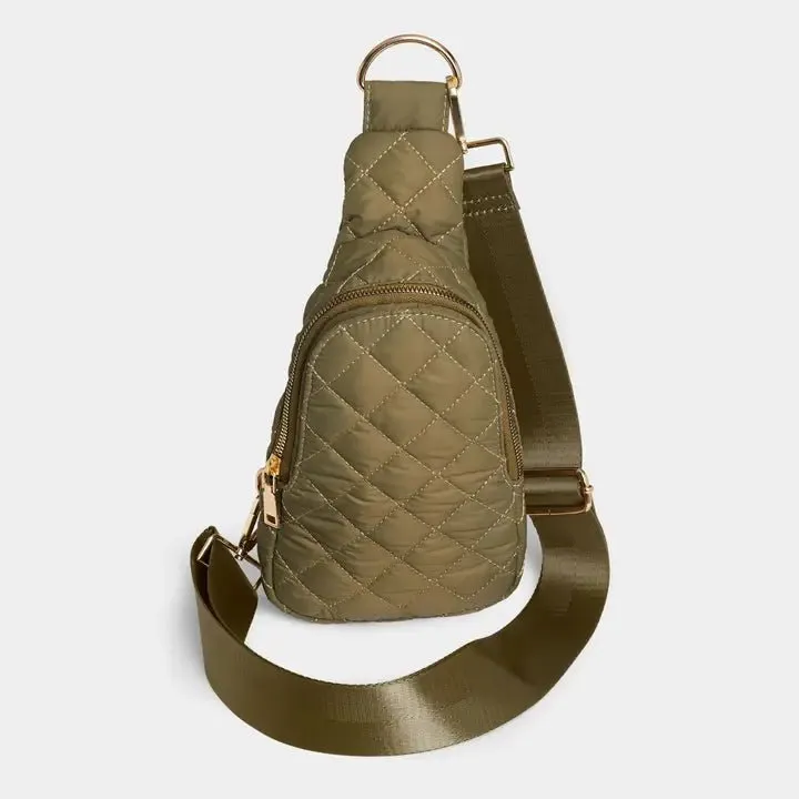 Rhea Puffer Quilted Sling Bag