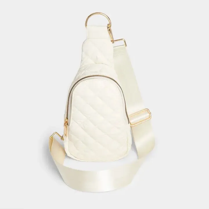 Rhea Puffer Quilted Sling Bag