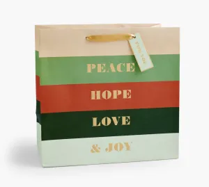 Rifle Paper Co. - Peace & Joy Large Gift Bag