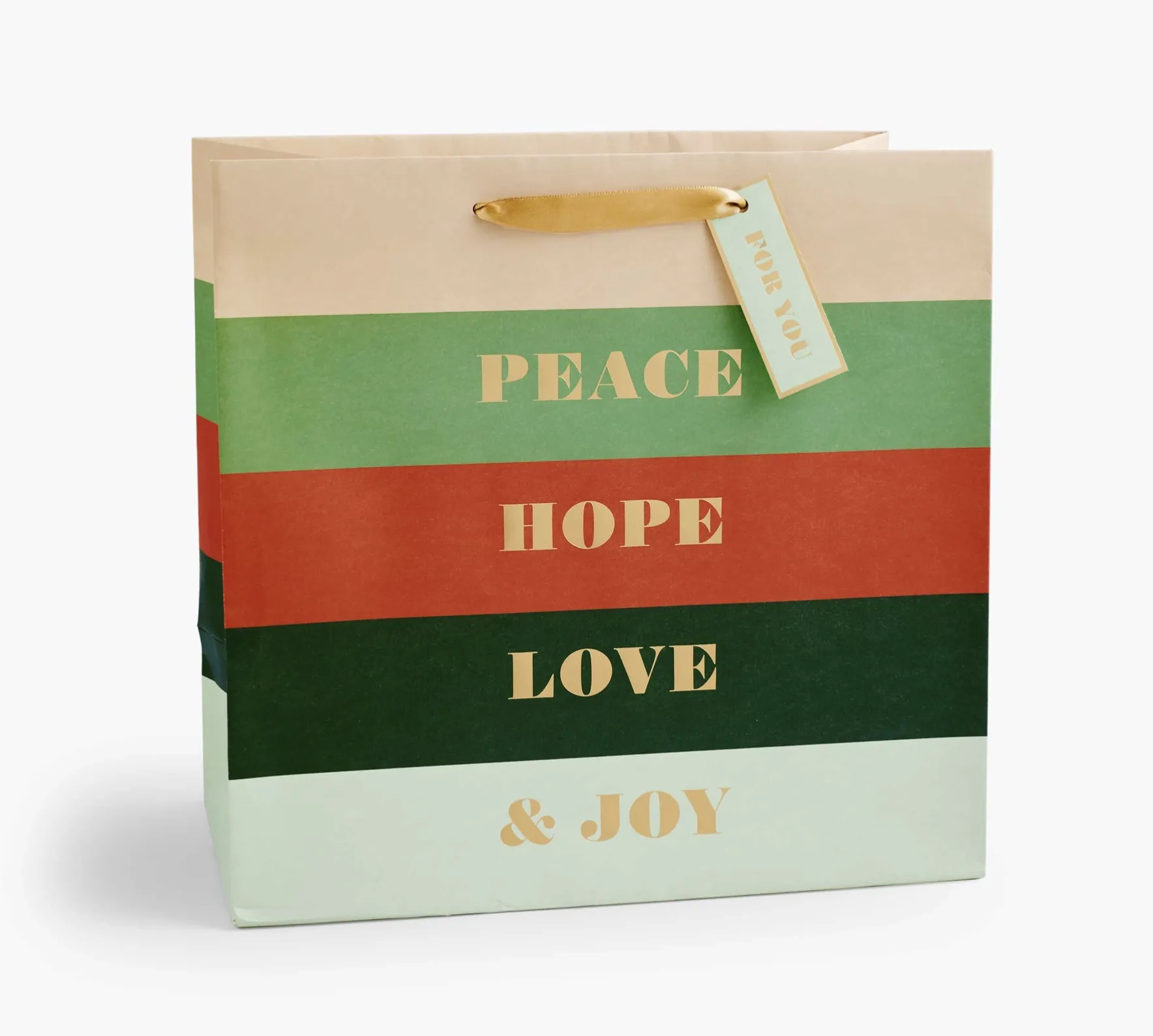 Rifle Paper Co. - Peace & Joy Large Gift Bag