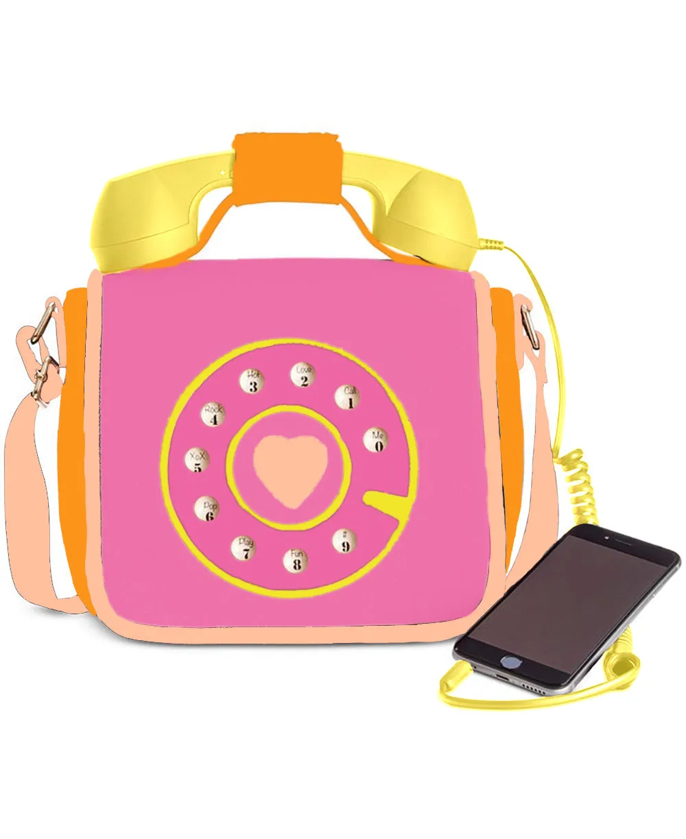 Ring Ring Phone Convertible Handbag - Fruity Fresh Pink