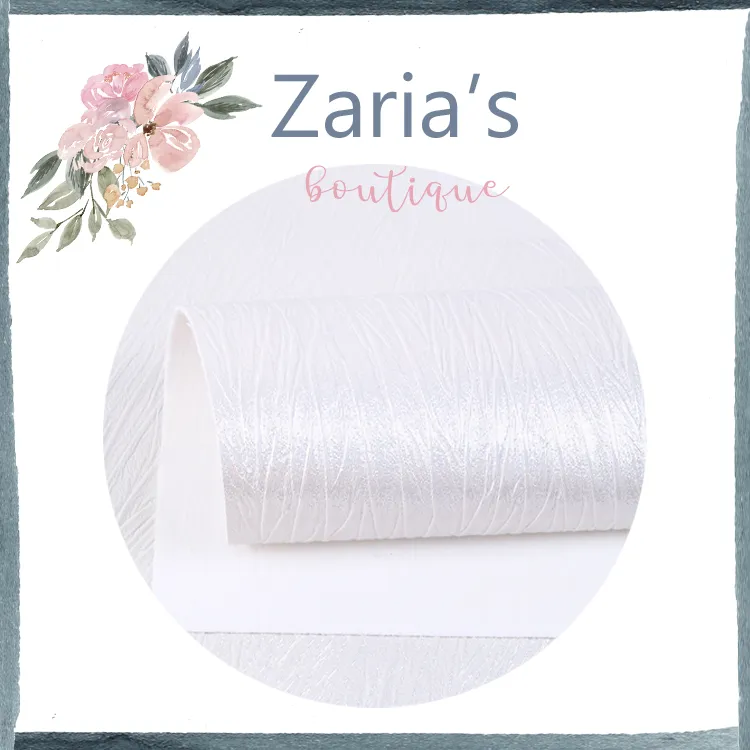 Ripples ~ Blush Pink Pearl Textured Faux Leather