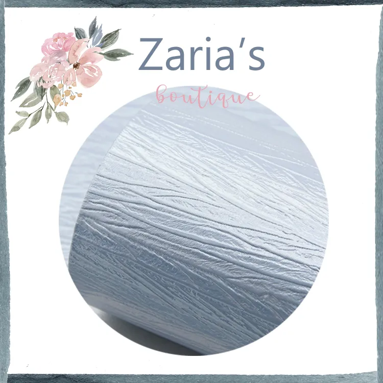 Ripples ~ Blush Pink Pearl Textured Faux Leather