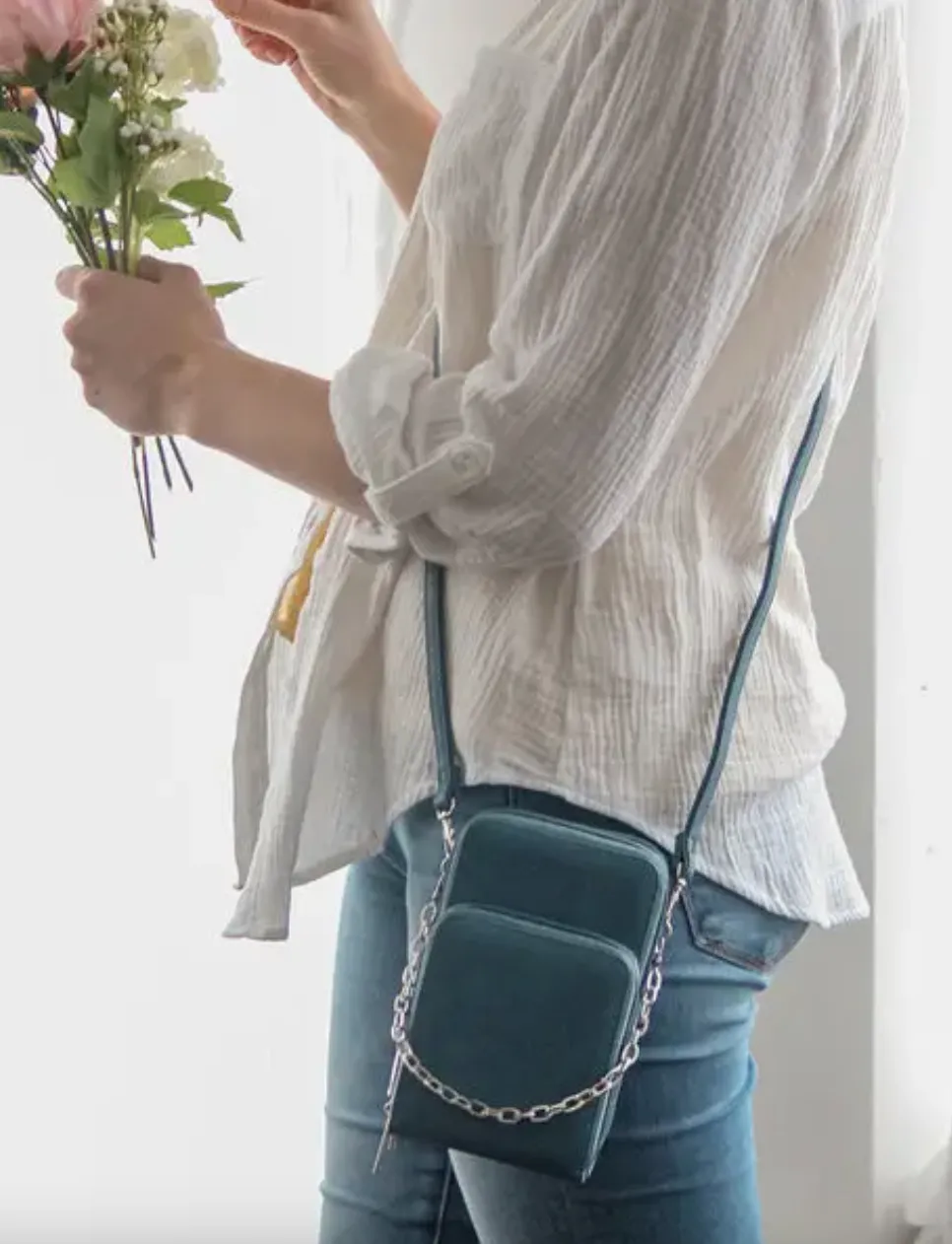 Rita Crossbody in Blue