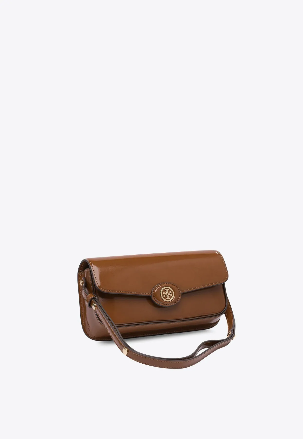 Robinson Spazzolato Patent Leather Shoulder Bag