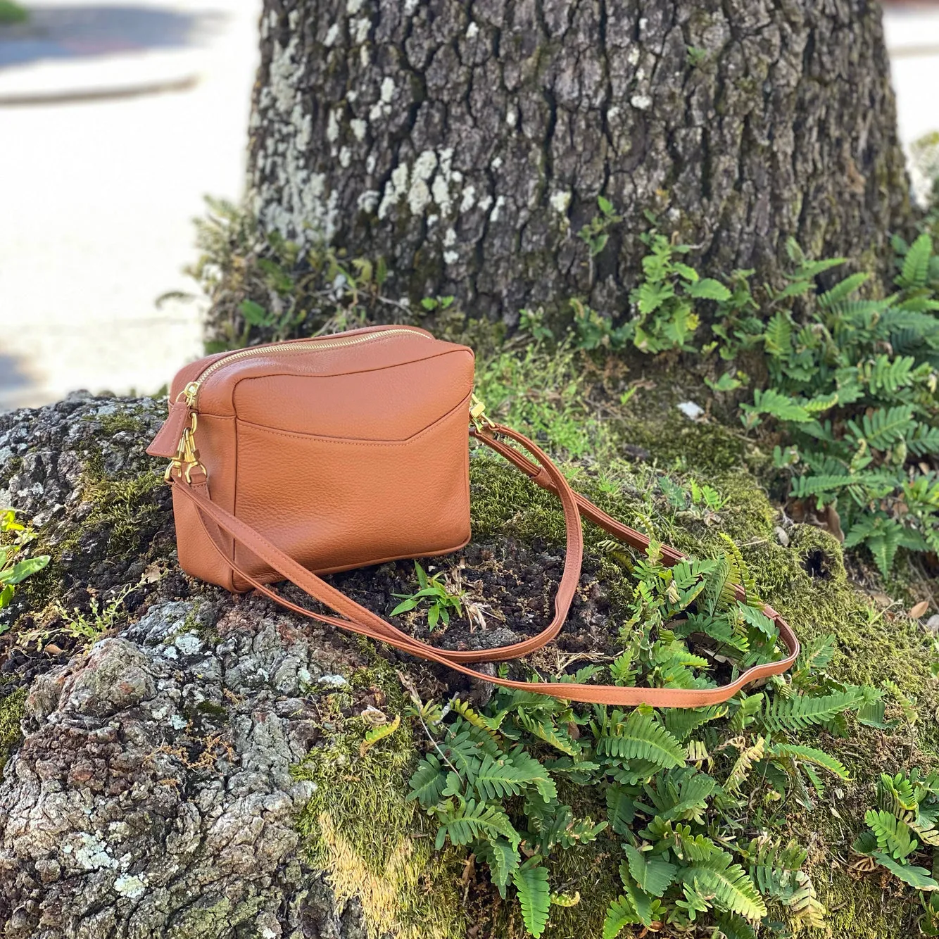 Rome Crossbody Bag in Maple