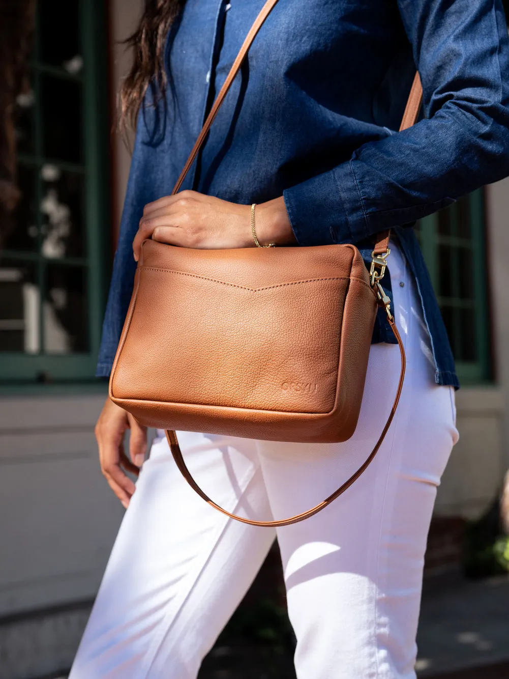 Rome Crossbody Bag in Maple