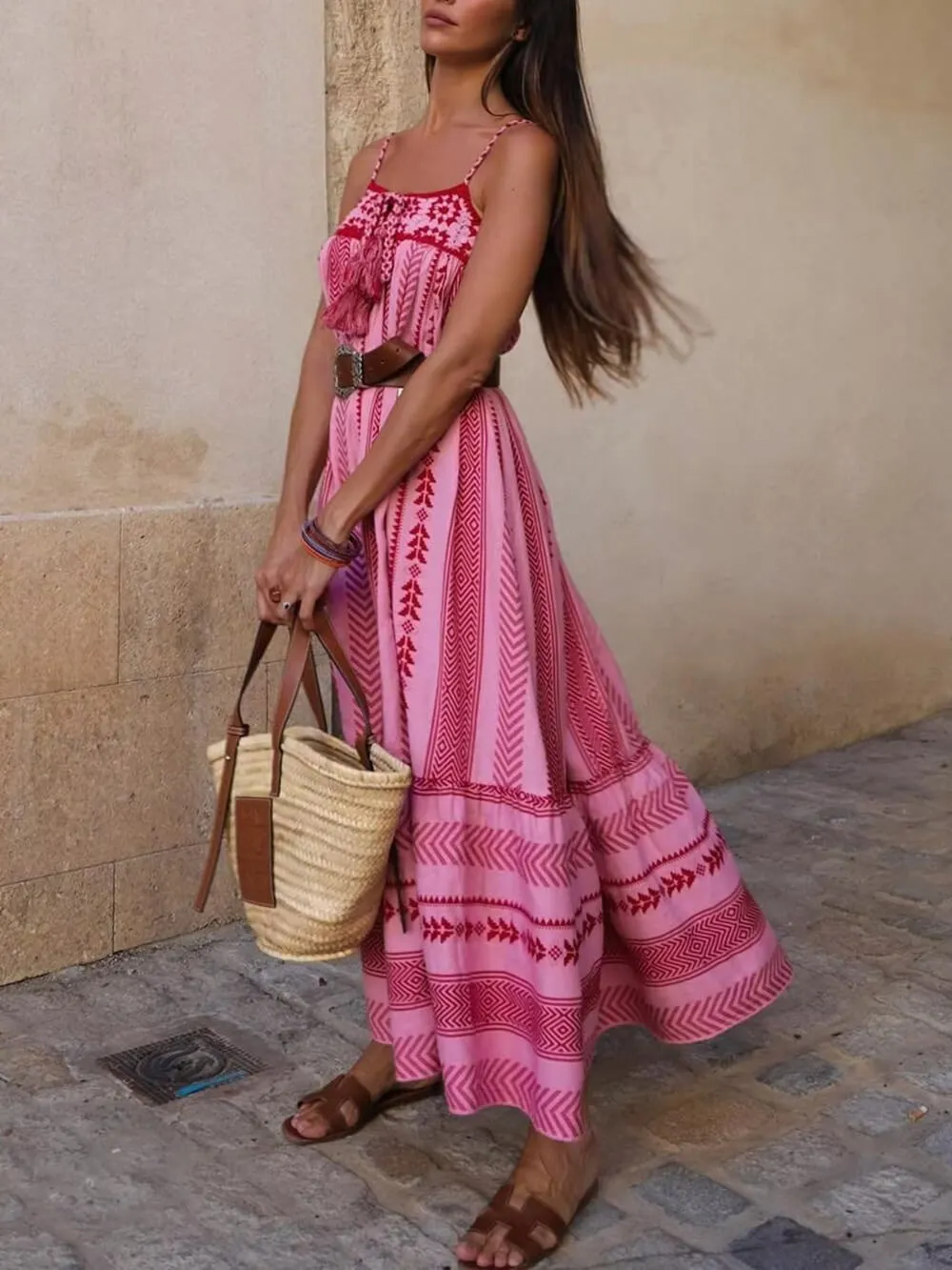 Rosa Embroidered Maxi Dress