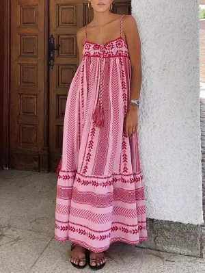 Rosa Embroidered Maxi Dress