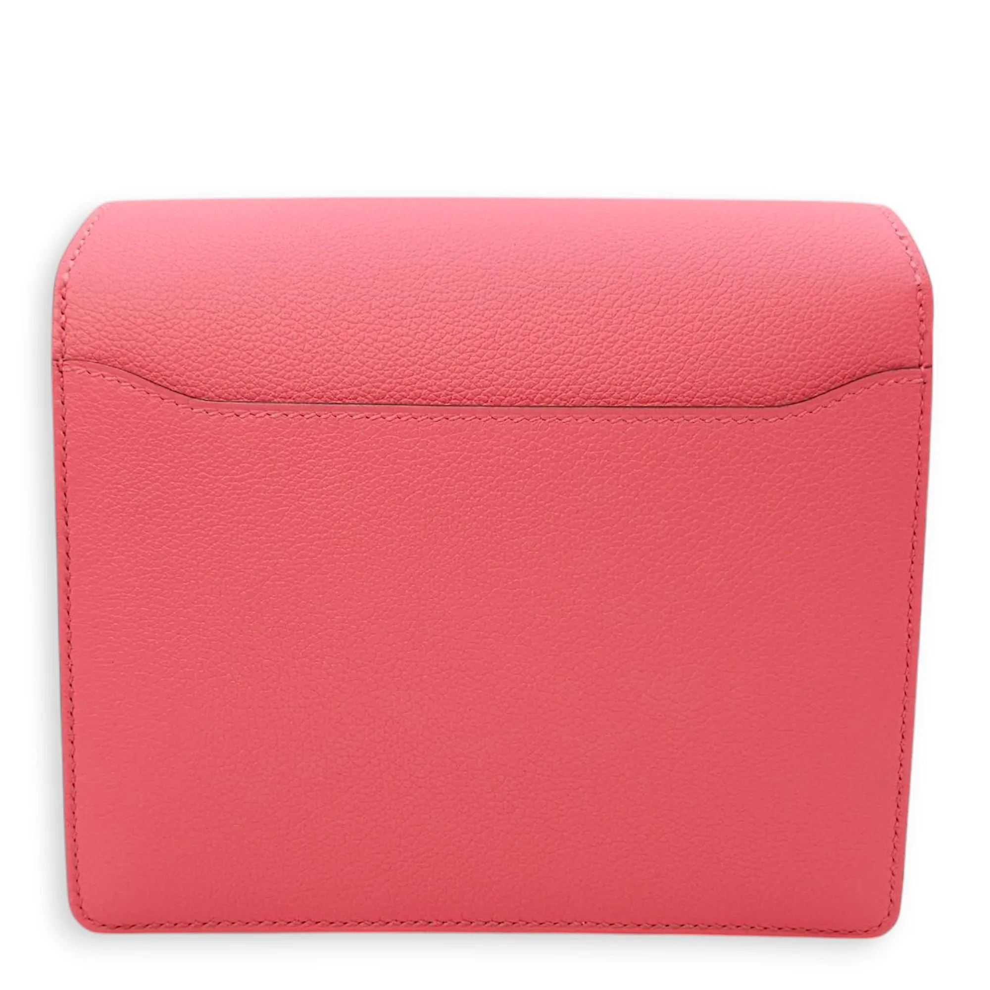 Roulis Mini Rose Azalee in Evercolor, Palladium hardware