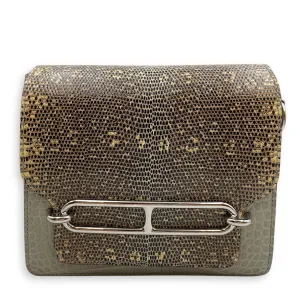 Roulis Touch Mini Ombre/Gris in Lizard/Matte Alligator, Palladium hardware
