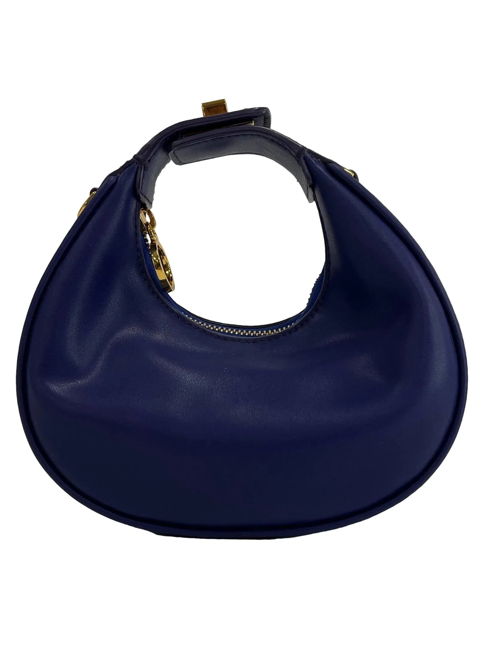 Royal Blue Mini Crescent Hobo Bag