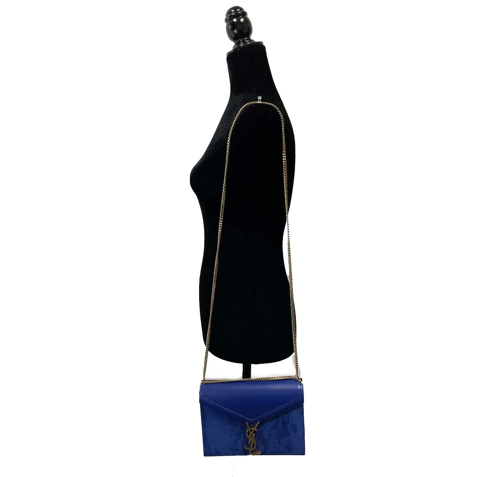 Saint Laurent - Medium Cassandra Monogram Leather & Suede Envelope Crossbody