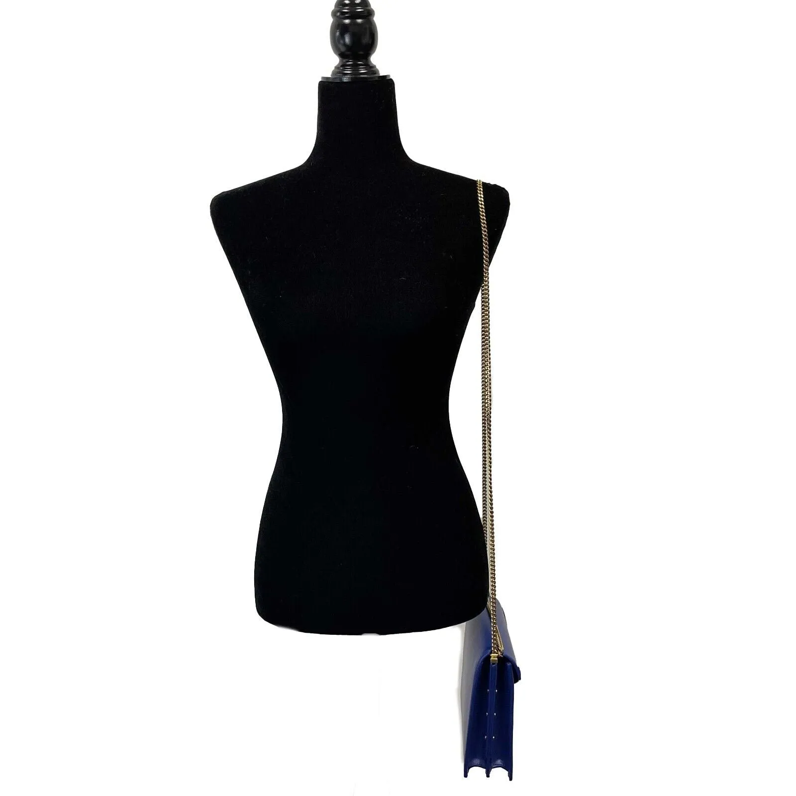Saint Laurent - Medium Cassandra Monogram Leather & Suede Envelope Crossbody
