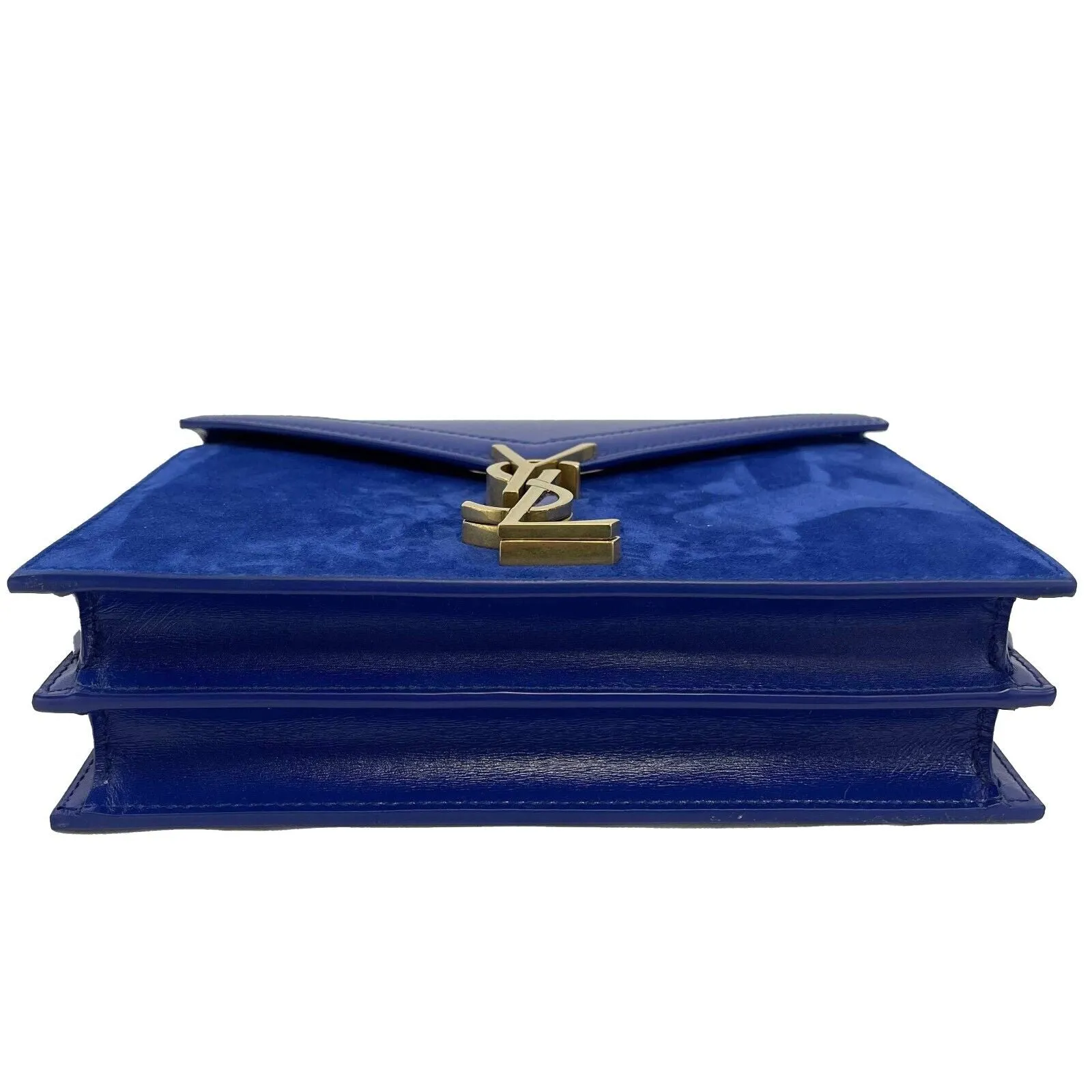 Saint Laurent - Medium Cassandra Monogram Leather & Suede Envelope Crossbody