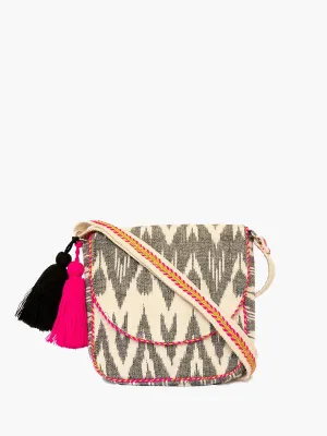 SALE Addison Aztec Cotton Crossbody w/ Flapover