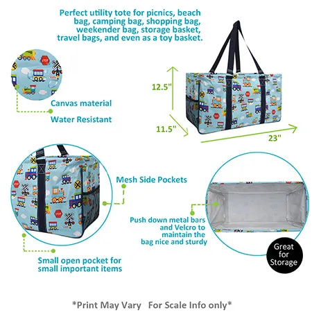 !SALE! Train Print NGIL Utility Bag
