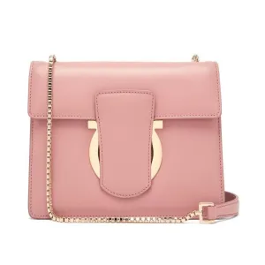 Salvatore Ferragamo Thalia Crossbody Bag in Antique Rose