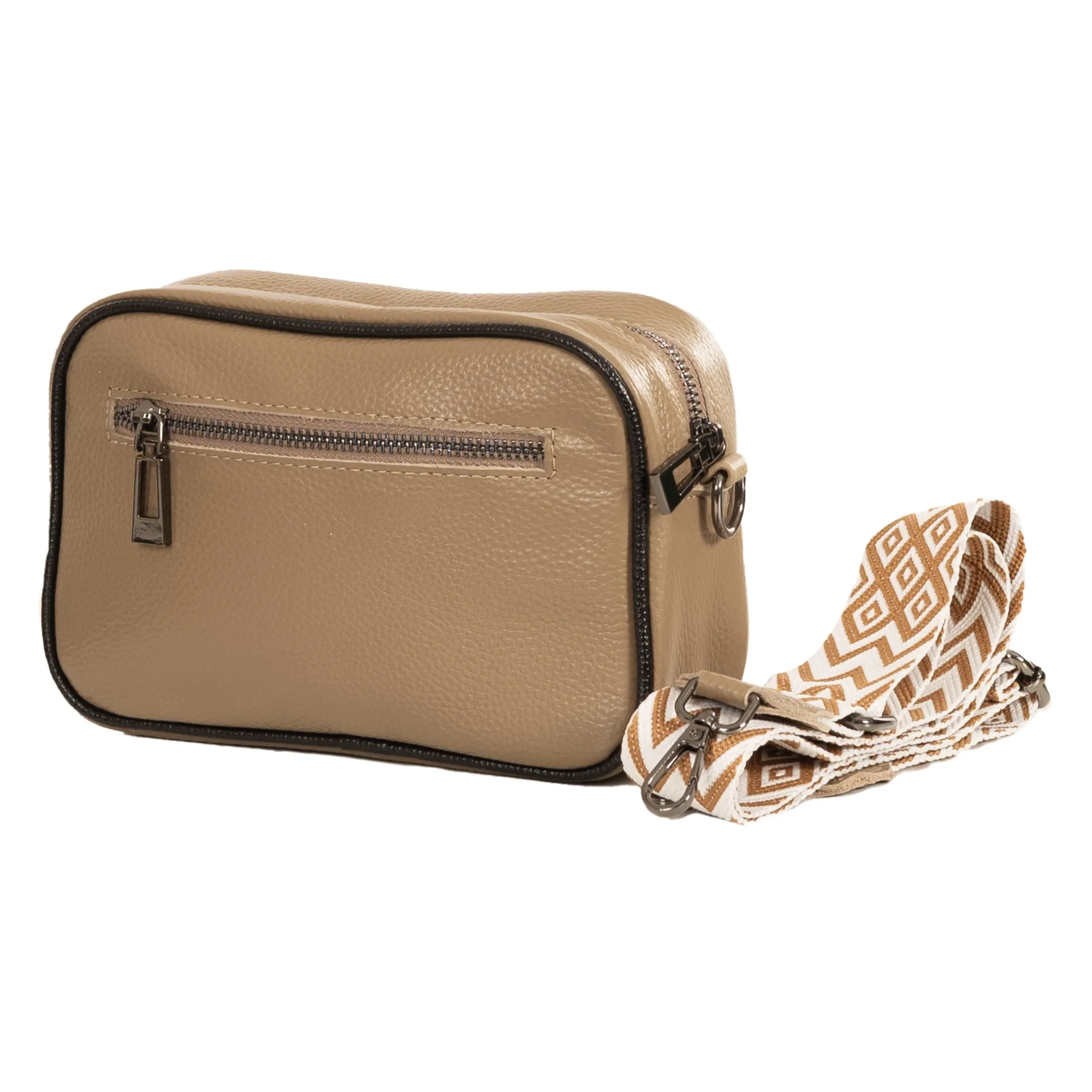 Sassy Duck Iola Cross Body Leather Bag Tan