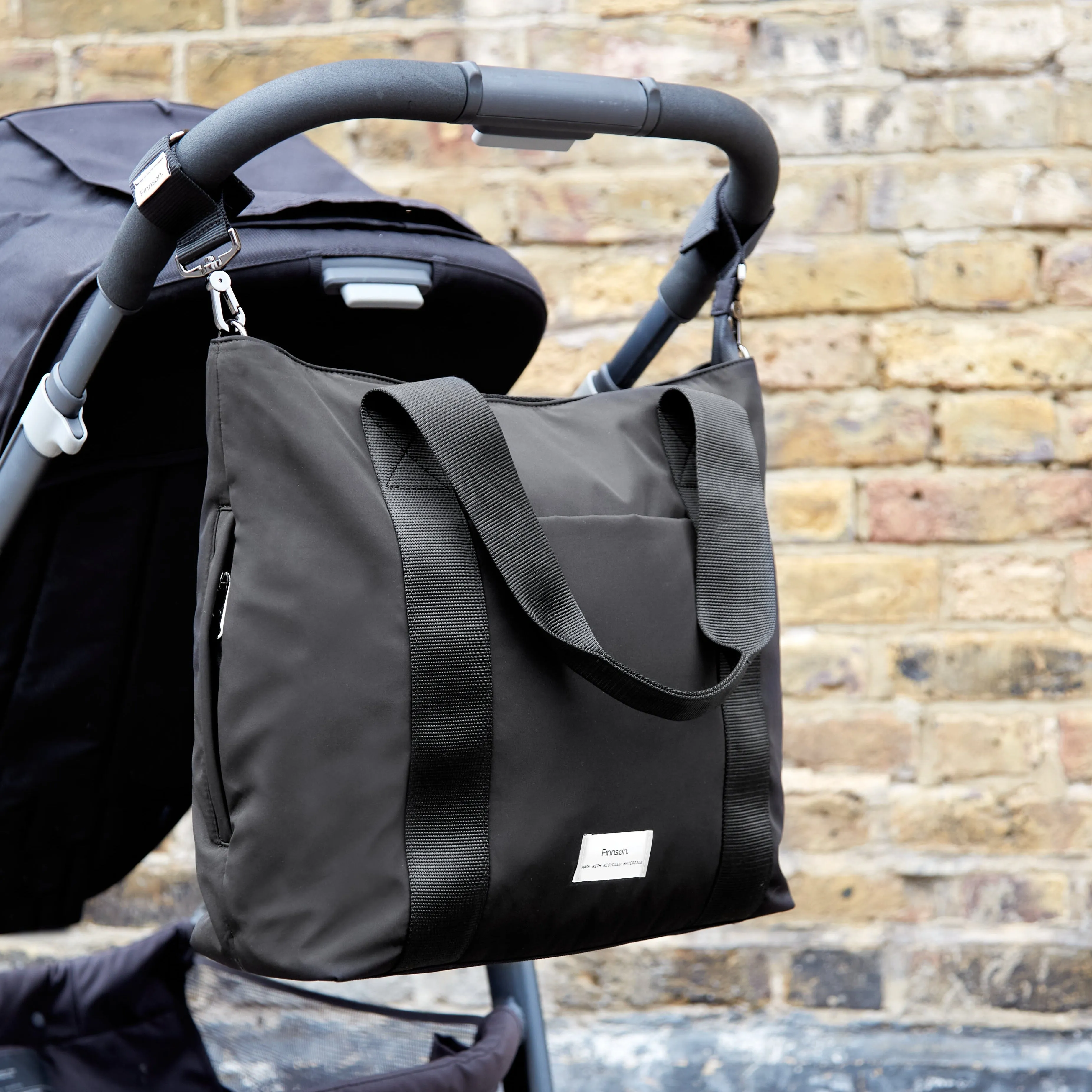 Selby Mama Tote Bag with Change Mat (Black)