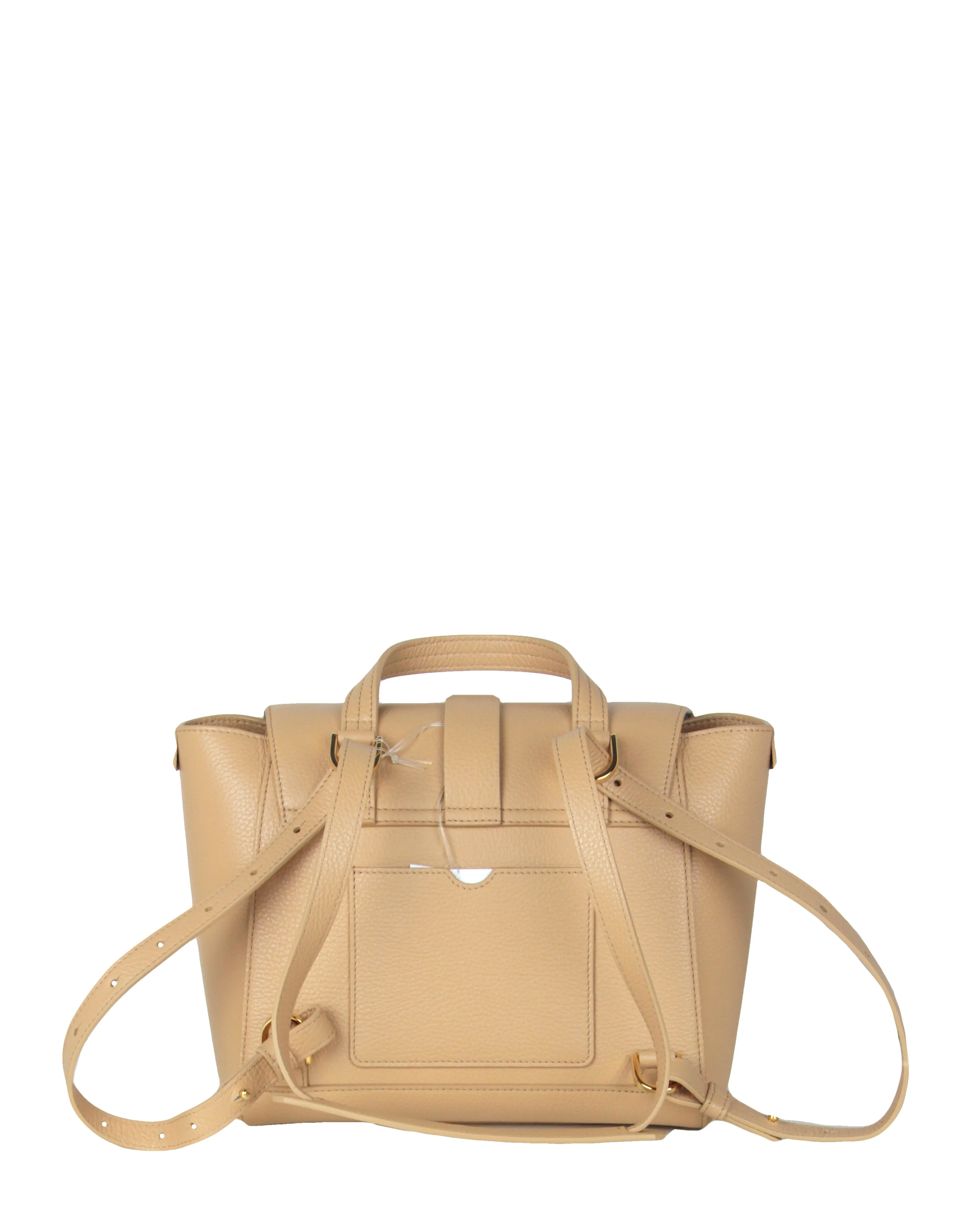 Senreve NWT Dolce Leather Butterscotch Midi Maestra Convertible Backpack Bag