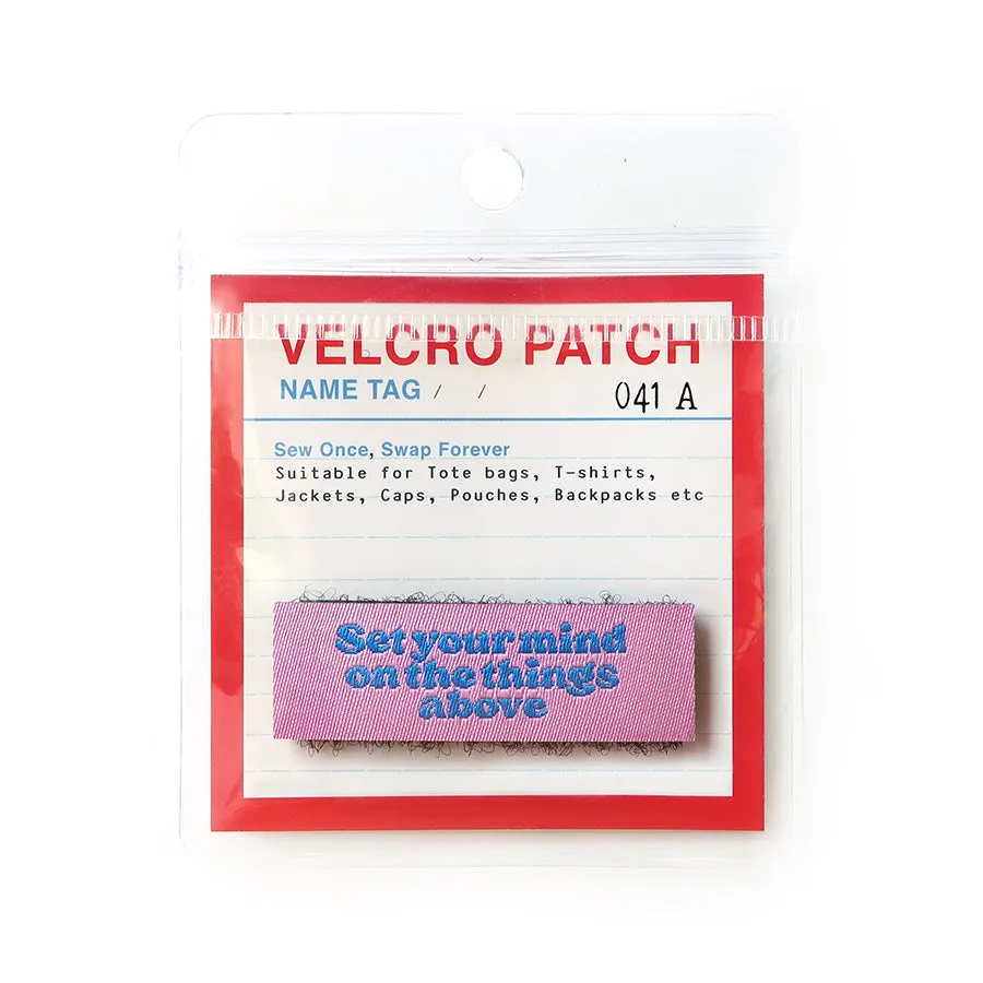 Set your mind on the things above {Velcro Tag}