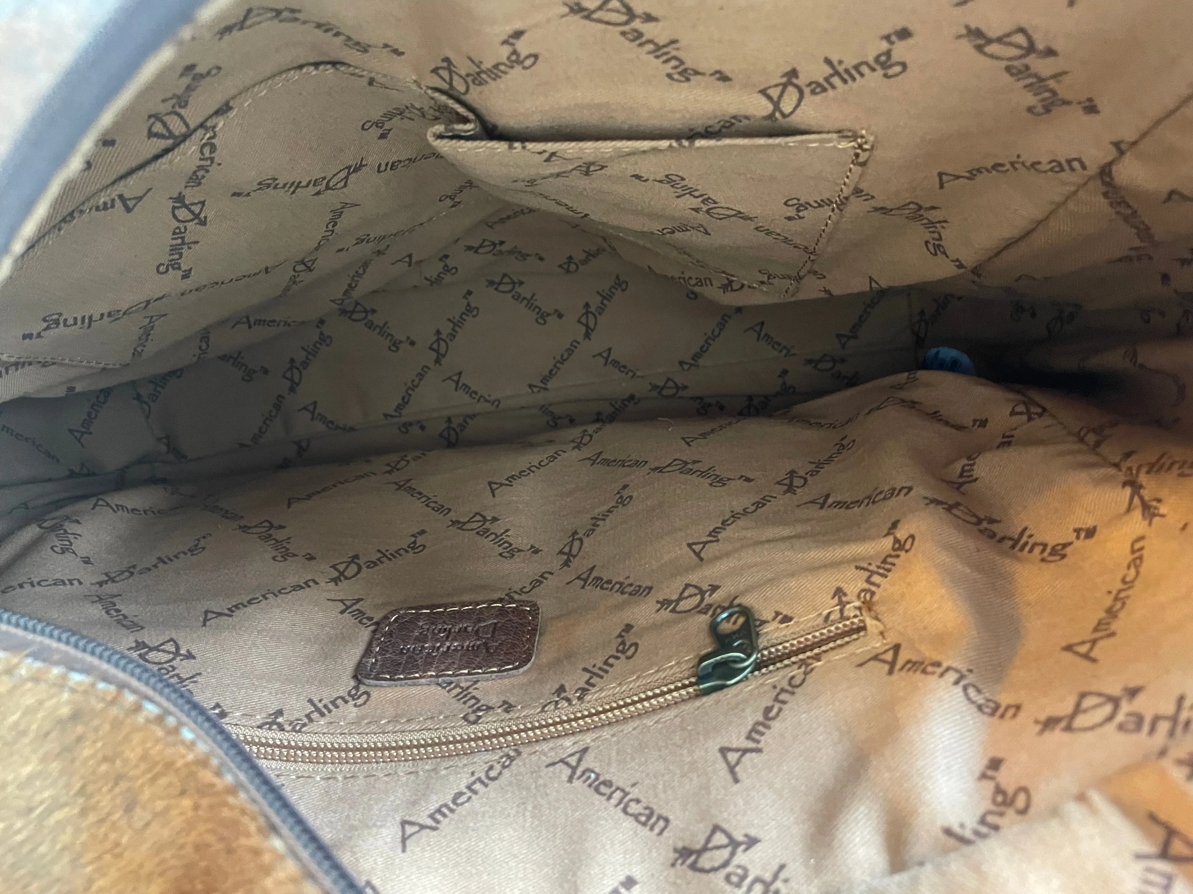 Showstopper Hide & Sunflower Tooled Handbag