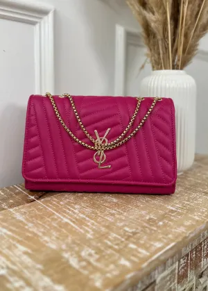 Sia Pink Quilted Bag