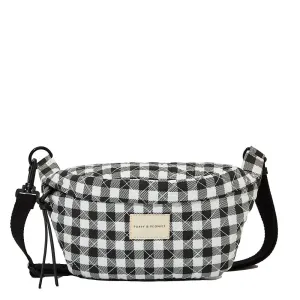 Sidekick Quilted Black Gingham