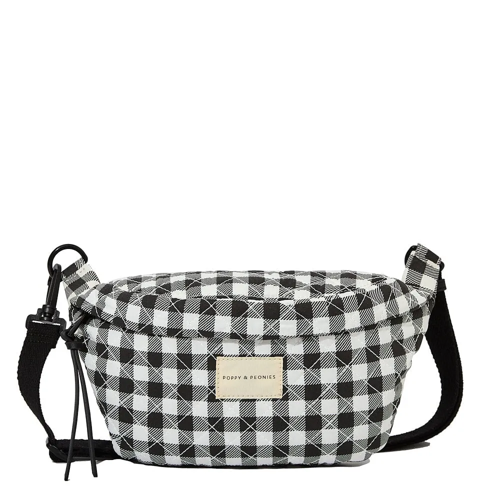 Sidekick Quilted Black Gingham