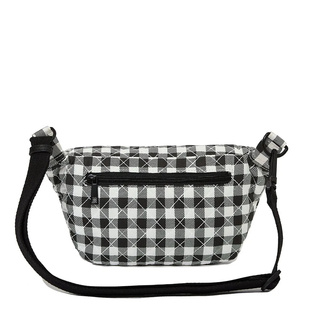 Sidekick Quilted Black Gingham